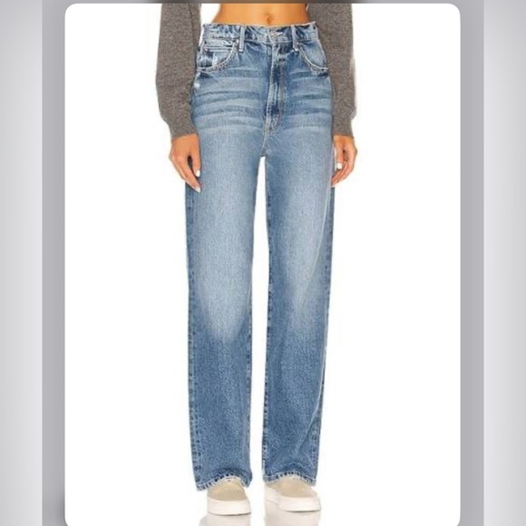 MOTHER Superior Denim High Waisted Tunnel Vision Sneak size 26 - Picture 1 of 15